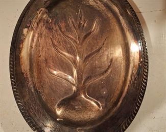 Silver Plated Serving Tray