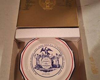 Inauguration Plate of George Busch