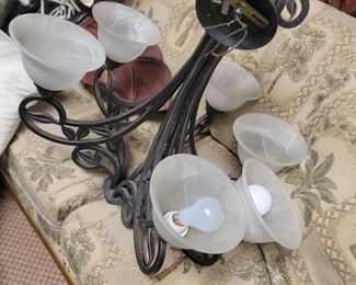 Lighted chandelier $50