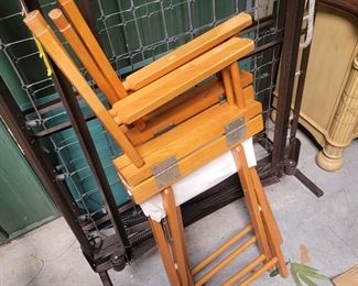 2 directors chairs $15 each