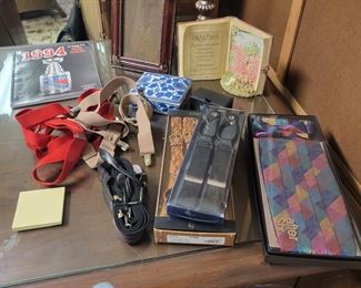 Assorted Suspenders, Coach Suspender, bow tie and cummerbund $