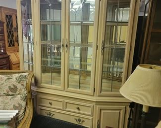 Cream Lexington Display case $150