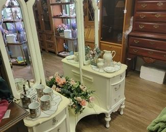 White Vanity $150