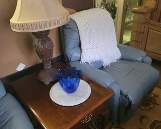 Side table $35, Lamp $35