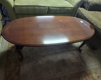 Oval Coffee table $65