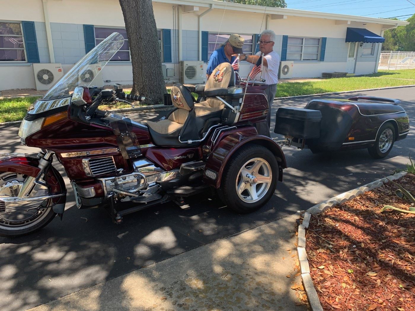 1990 Goldwing GL 1500 with trailer, 35,169 miles. Asking $8500