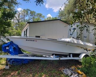 2005 24ft Formula 1 racing boat with trailer and fresh motor never in salt water. Asking $4500