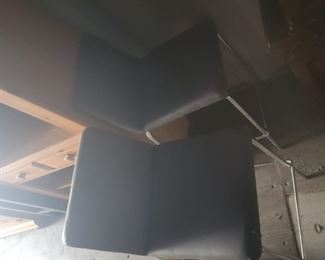 2 gray chairs $50