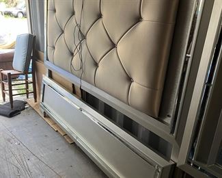 King headboard and baseboard $150
