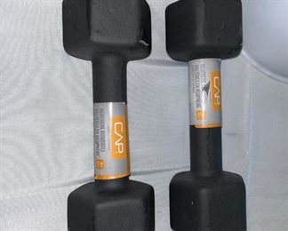 Large assortment of hand weights