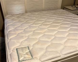 King size bed with matching night stand