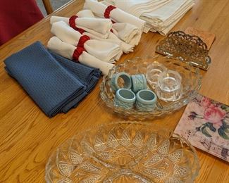 Napkins and napkins rings