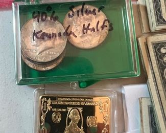 Silver Ingots & Coins 