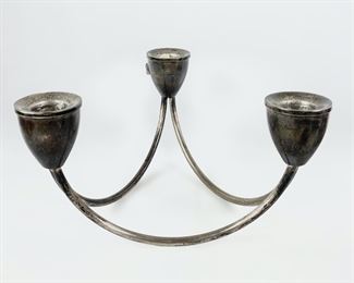 Maurice Duchin Fine Sterling Silver Mid Century Modern Candelabra 300 Grams
