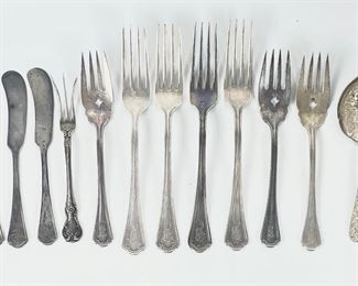 462 Grams Fine Sterling Silver Flatware: Reed & Barton, Towle, S Kirk & Sons, International

