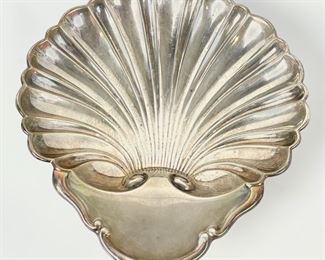 181 Grams Fine Mueck Carey Co Sterling Silver Footed Shell 7Ó Bowl
