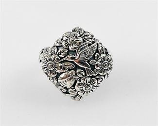 Jai John Hardy Sterling Silver Garden Party Ring Size 5.75 With Original Box
