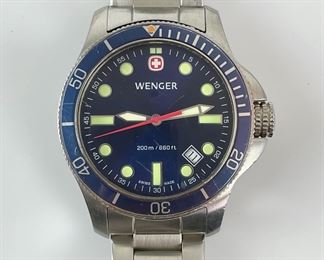 Wenger Divers Blue Face Quartz Wristwatch Ref.7232XT

