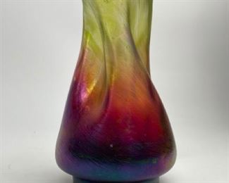 Loetz 1910 Art Glass Vase Kralik Glass Vase
