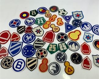 Collection of Vintage US Military Vietnam/Korean War Era Service Patches

