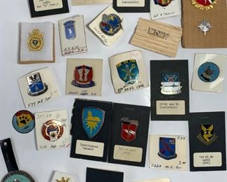 Vintage US Military Vietnam/Korean War Era Pins and Badges
