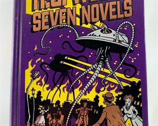 2009 H. G. Wells Seven Novels From Barns and Nobels Purple Leather Bound With Gilt Lettering - Hardcover With 928 Pages - The Time Machine, The Island of Dr. Moreau, The Invisible Man, and More
