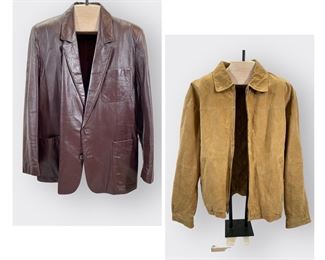 ADAM SPENCER & VINTAGE LEATHER Boho Hippie ments COATS SIZE XL 46
