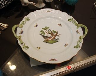 Herend cake plate