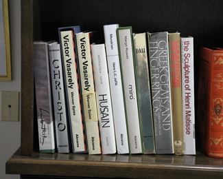 Abrams art books - Christo, Vasarely, Frankenthaler, Hopper, Dali.....