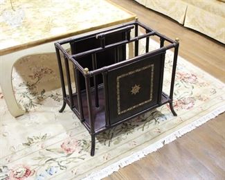 Maitland Smith bamboo magazine rack