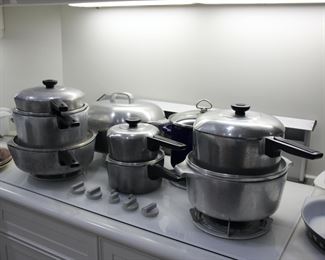 Wagnerware & All Clad pots / pans