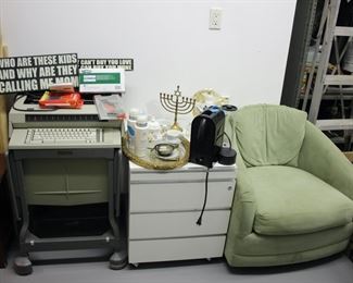 Maurice Villency vintage swivel chair 