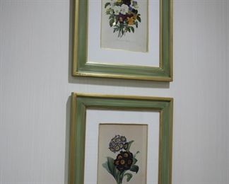 Set of 4 Redoute botanicals