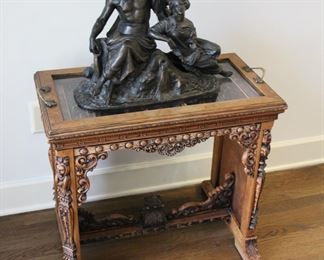 Romweber? antique tray top table