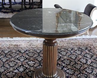 Marble top center table