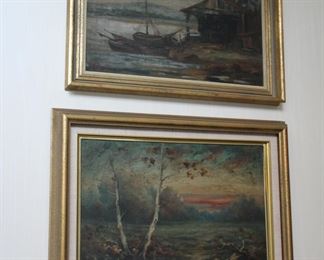 Eugene LaForet (1884 - 1955) oil paintings