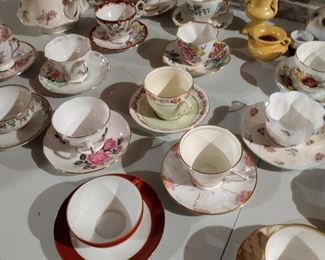 Vintage cup and saucer sets