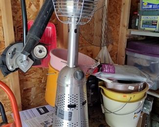 Small tabletop patio heater