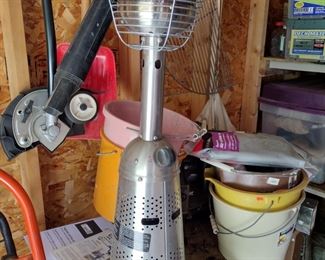 Small tabletop patio heater