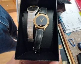 His and hers Movado watches