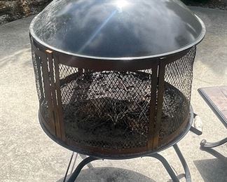 Weber style fire pit