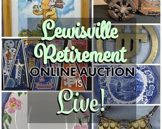 Lewisville Retirement ONLINE AUCTION is Live