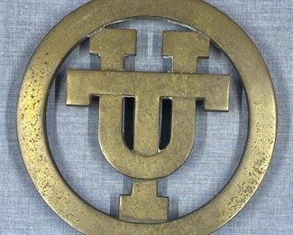 University of Texas Brass Trivet