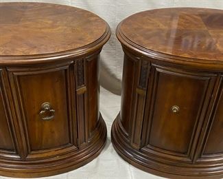 Drexel Heritage End Tables with Storage
