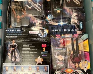 Star Trek figures new in box!
