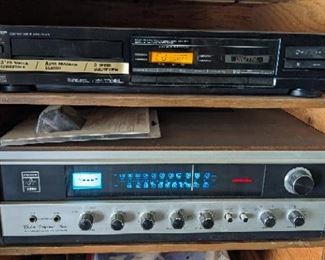 Fisher 4020 Quad Receiver & Sharp CD Player + 4 Speakers