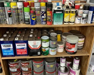 paint, chemicals