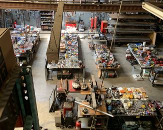 ariel view of the shop