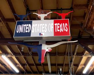 lighted TX sign