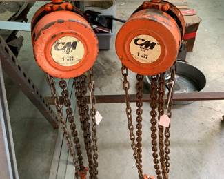 manual CM 1 ton hoists